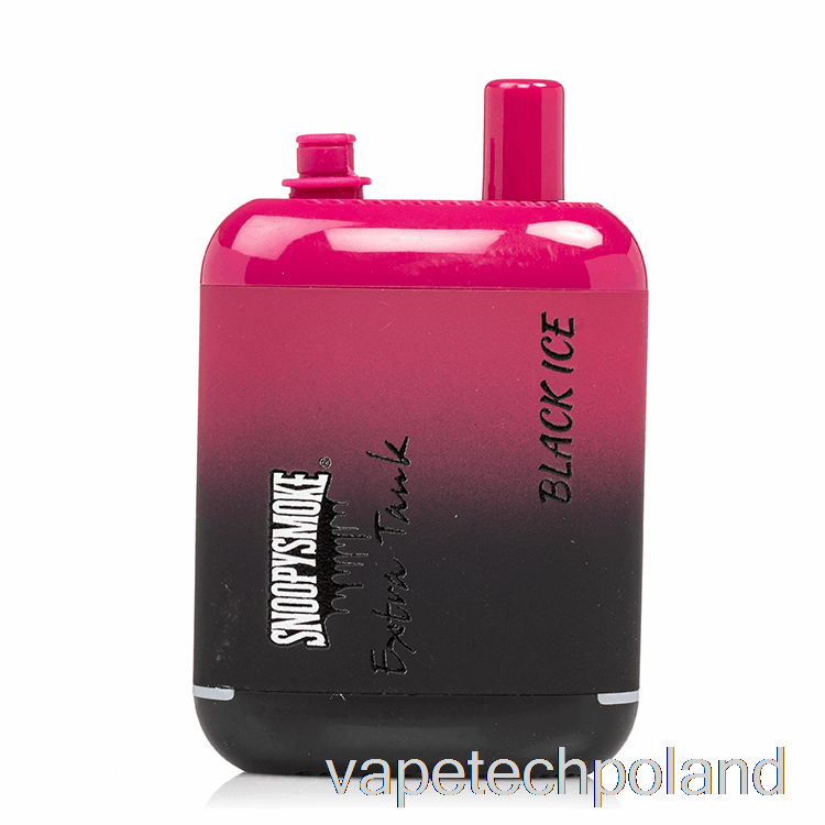 Vape Polska Snoopy Smoke Extra Tank 2 15000 Jednorazowy Czarny Lód